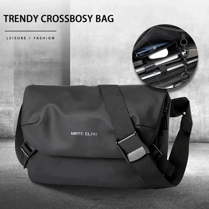 Oxford Mens Bag Crossbody Hand High Quality Waterproof Shoulder Sling Bags For Male Business Travel Messenger School 241106