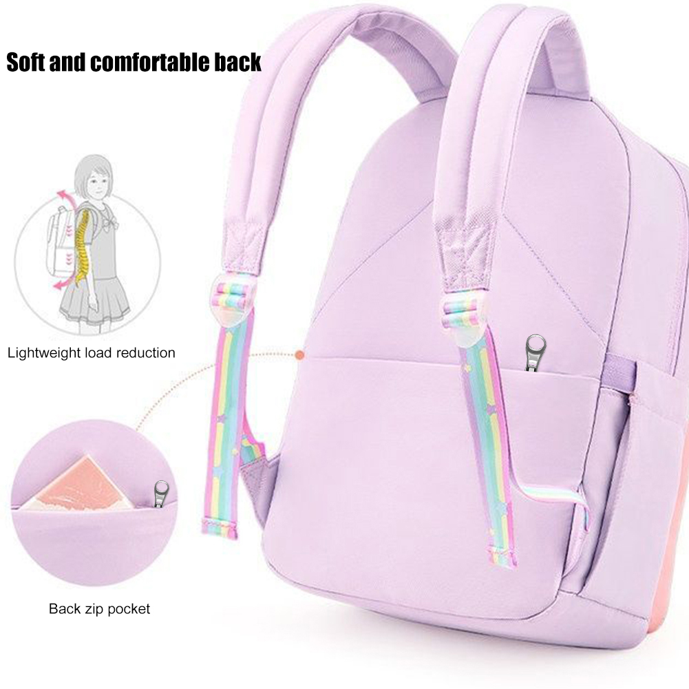 Kawaii Girls School Bag Primary School Bags Children Backpack Large Capacity Bag Waterproof Bags Multiple Pockets Schoolbags
