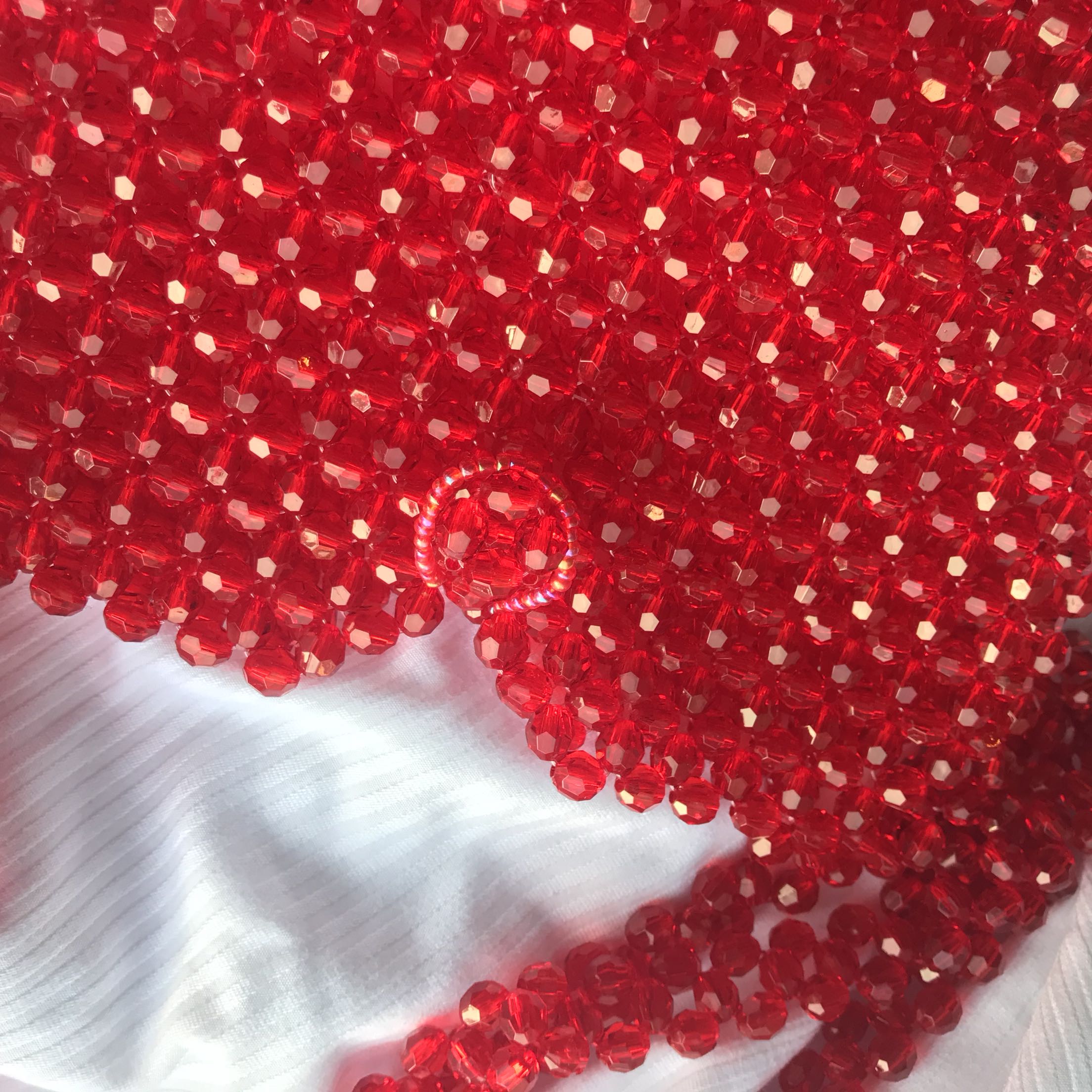 Women's Evening Bag Heart Shaped Beaded Pearl Bag Women Diamonds Bags Party Wedding Chain Shoulder Purse Clutch