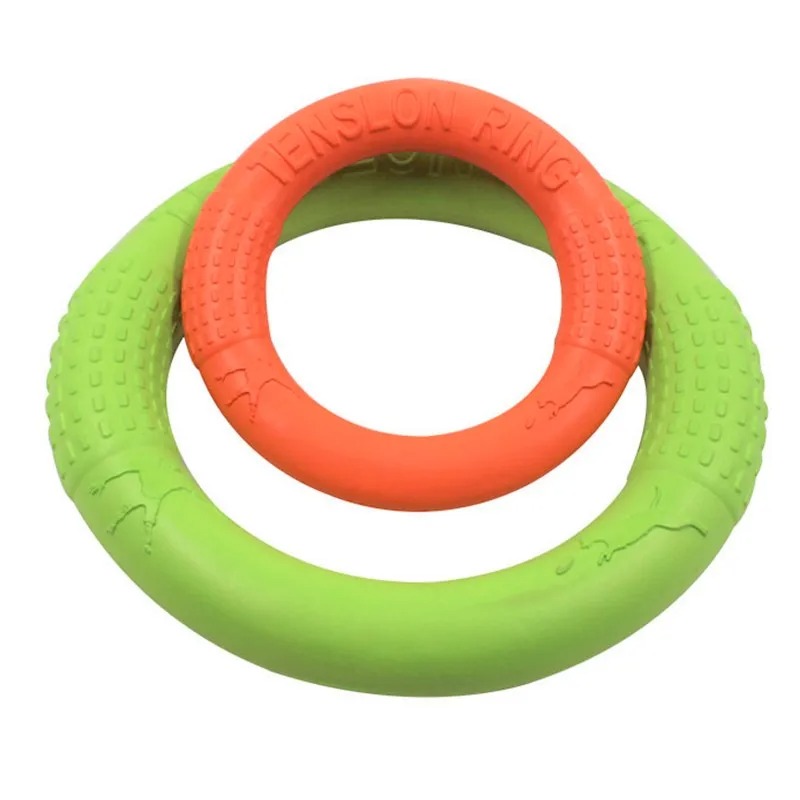 Pet Dog Toys Floating Water Flying Disk Training Interactive Toy Puller Resistant Aggressive Chewing for Small Medium