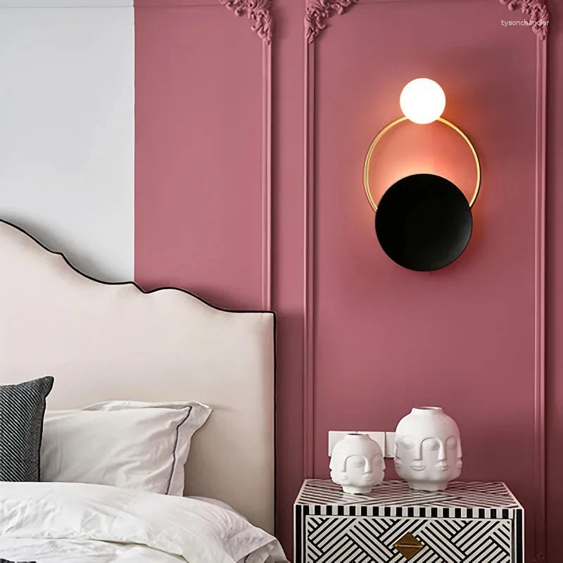 Lamps Wall Nordic Apply Led Lamp Mirror The Stickers Design For Dressing Table Bedside Bathroom Lighting Home Decor Indoor Sconce