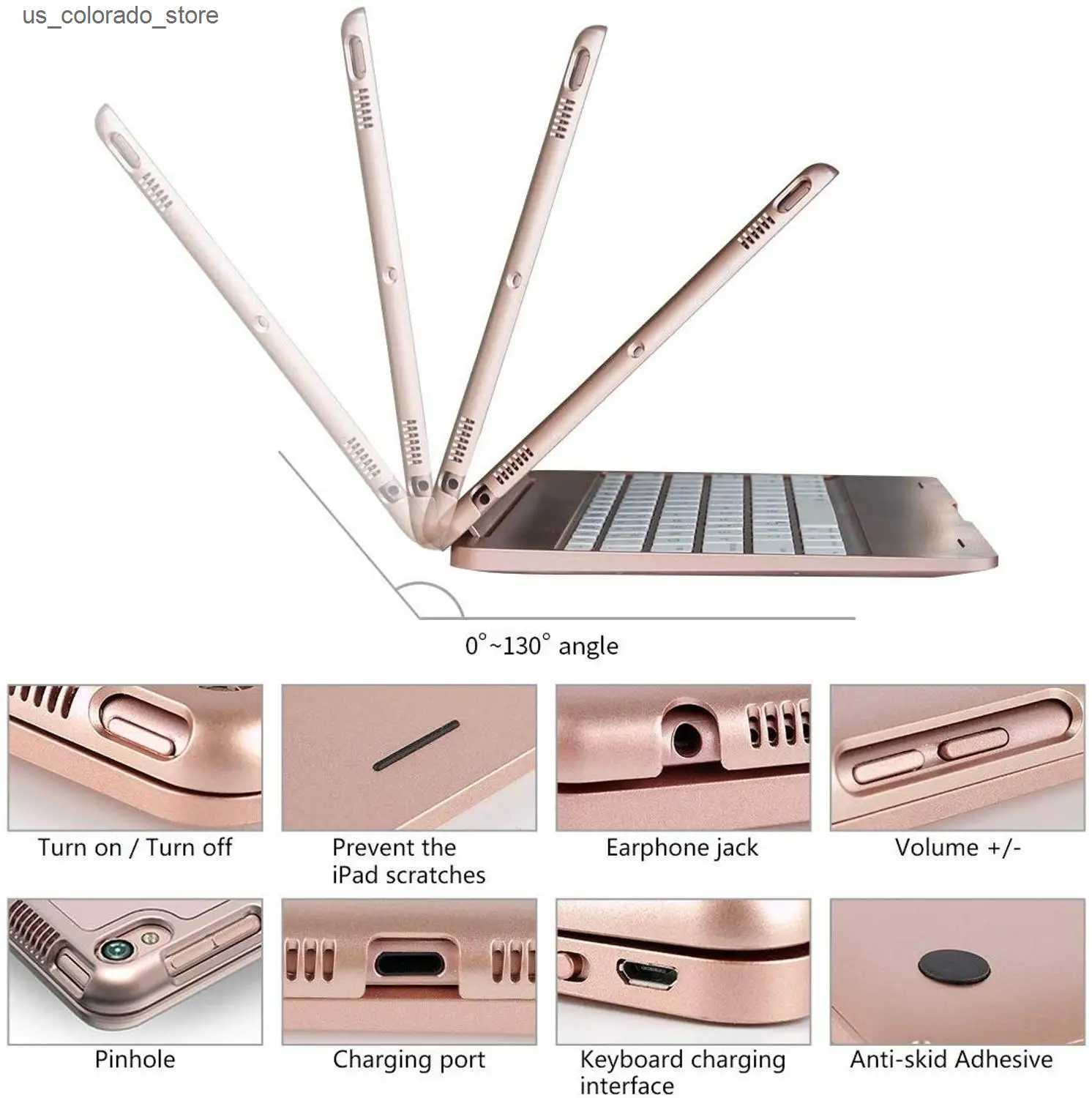 Tablet PC Cases Bags ABS Keyboard Coque for iPad Pro 9.7 2016 Case With Keyboard Wireless A1673 A1674 Case for iPad Pro 9.7 Keyboard Cover L240910