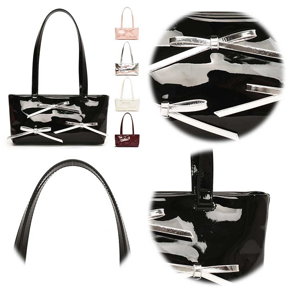 Women Fashion Shoulder Bag Large Capacity PU Leather Top Handle Bag Zipper Closure Chic Hobo Bag for Party Vacation