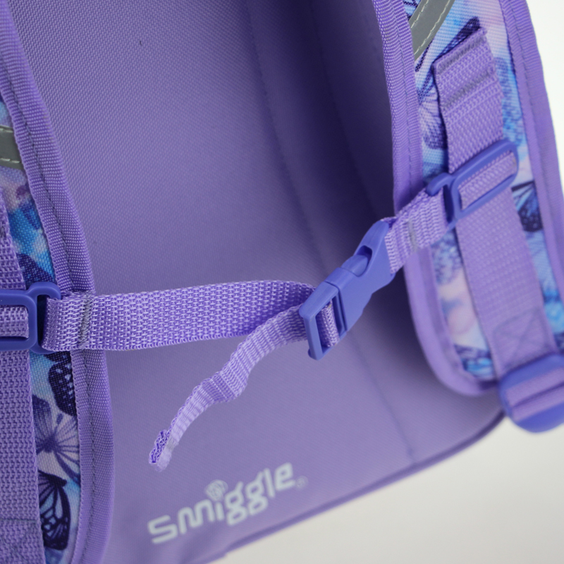 Australia Smiggle High Quality Original Children's Schoolbag Girls Backpack Butterfly Cute School Stationery 18 Inch Large Bags