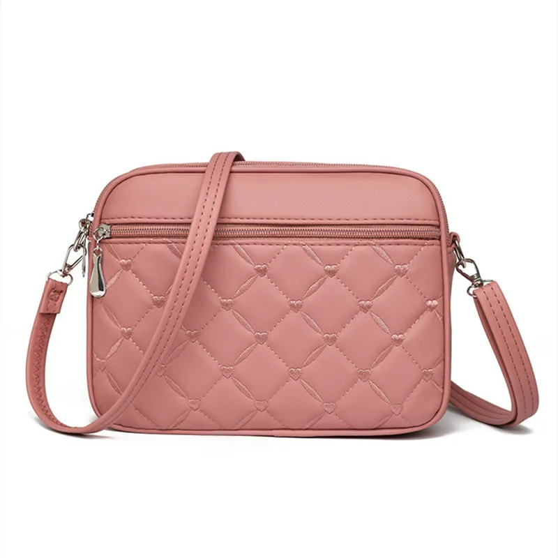 2024 Ladies with High-end and Exquisite Bags New Women's Summer Handbag Versatile Foreign Trade Crossbody Small Square Bags