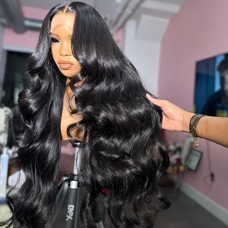 Fashion front lace wig hot selling big wave long curly wig headpiece wigs