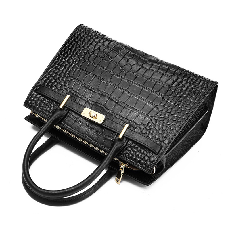 Real Cow Leather Handbags Women bags Brand Design Hard Genuine Leather Women's Shoulder bags Lady Tote Bolsa Feminina 2024 New