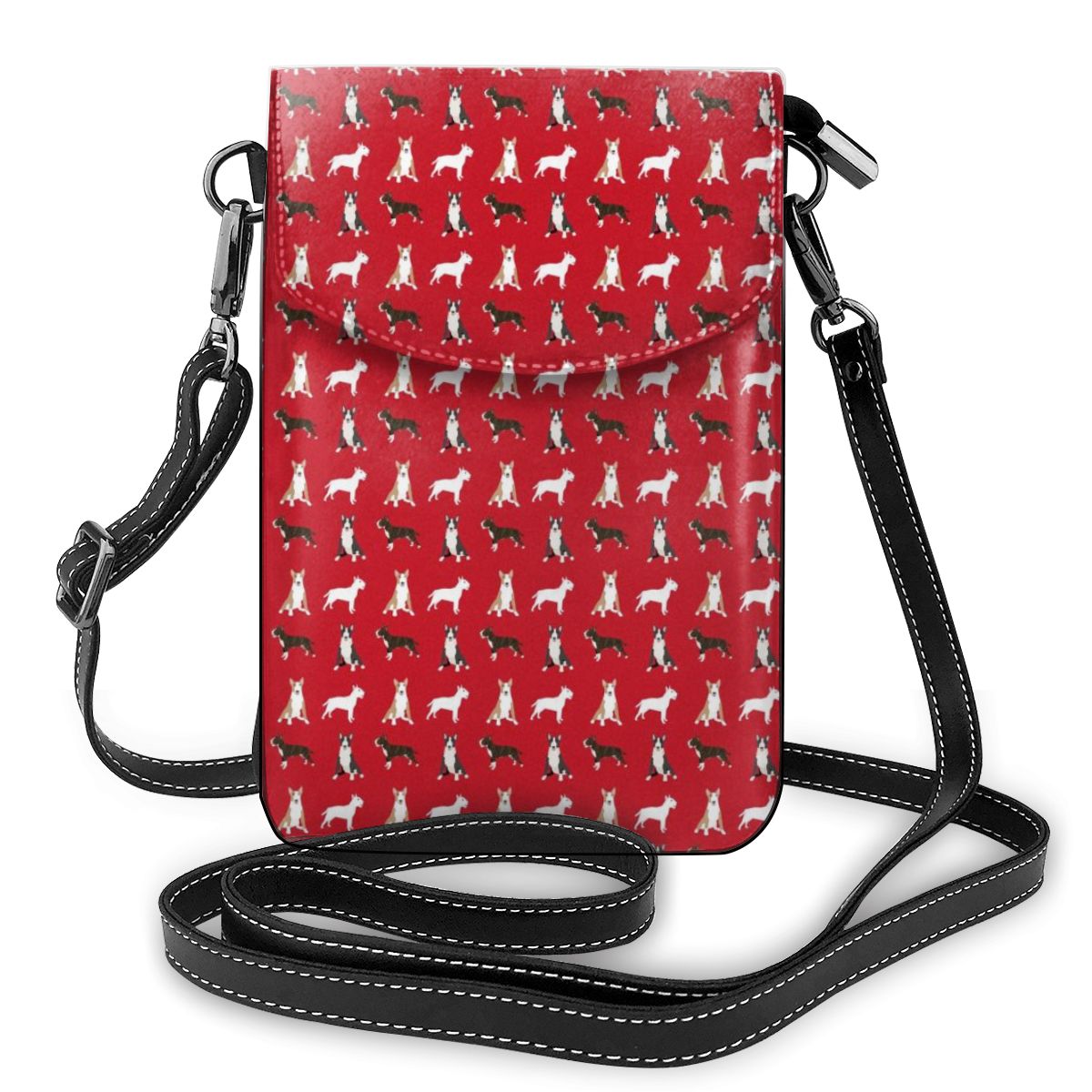 New Fashion PU Leather Crossbody Phone Bags for Women Small Shoulder Messenger Bag Female Luxury Print Handbags and Purses