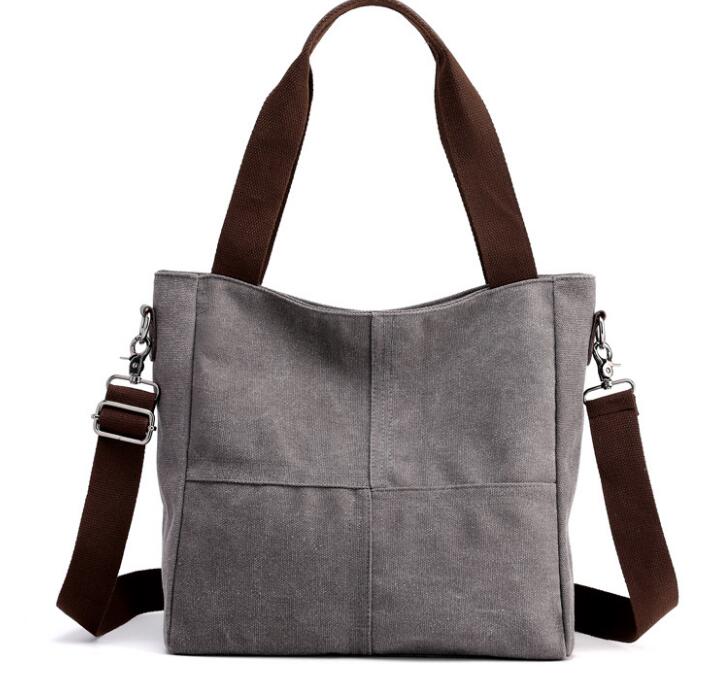 2019 New fashion casual slung ladies bag simple wild handbag ladies canvas bag