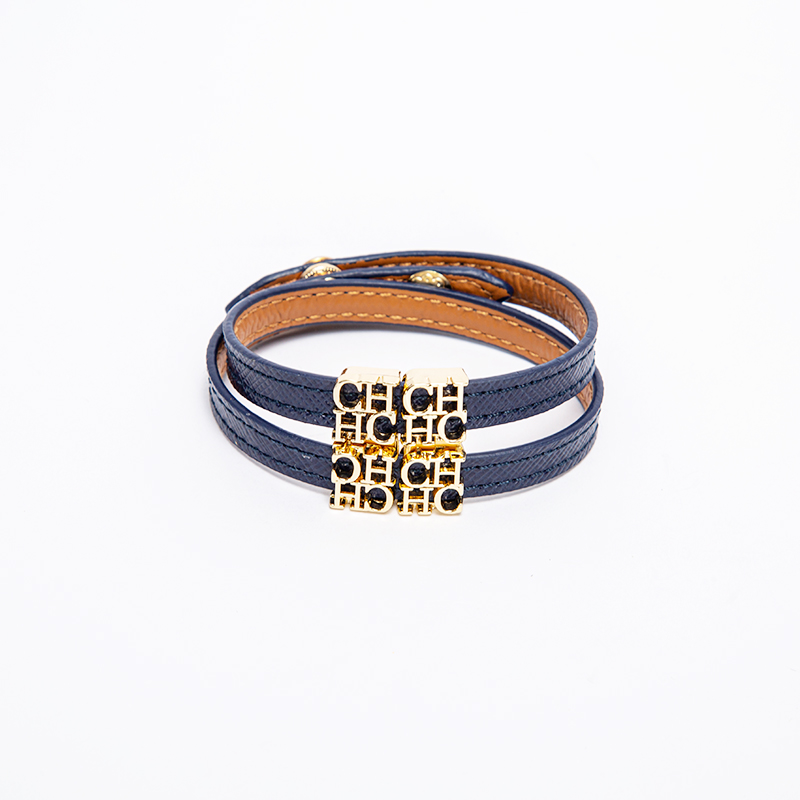 CH Fashion New Women's Bracelet Double Letters Accessories Versatile Delicate Pure Color Simple