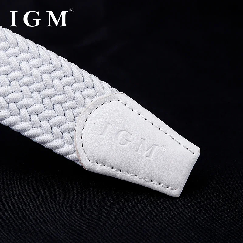 Belt for Men and Women Decoration Fashion Canvas Woven Belt Casual Sports No Hole Elastic Belt 241107