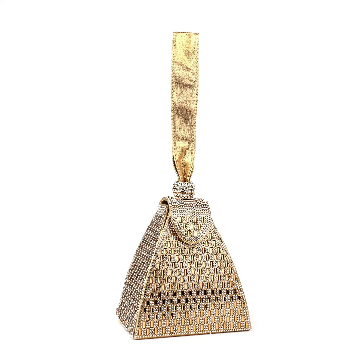 Simple Fashion Lady Evening Bags Acrylic Day Clutch Triangle n Diamonds Party Shoulder Handbags Banquet Purse