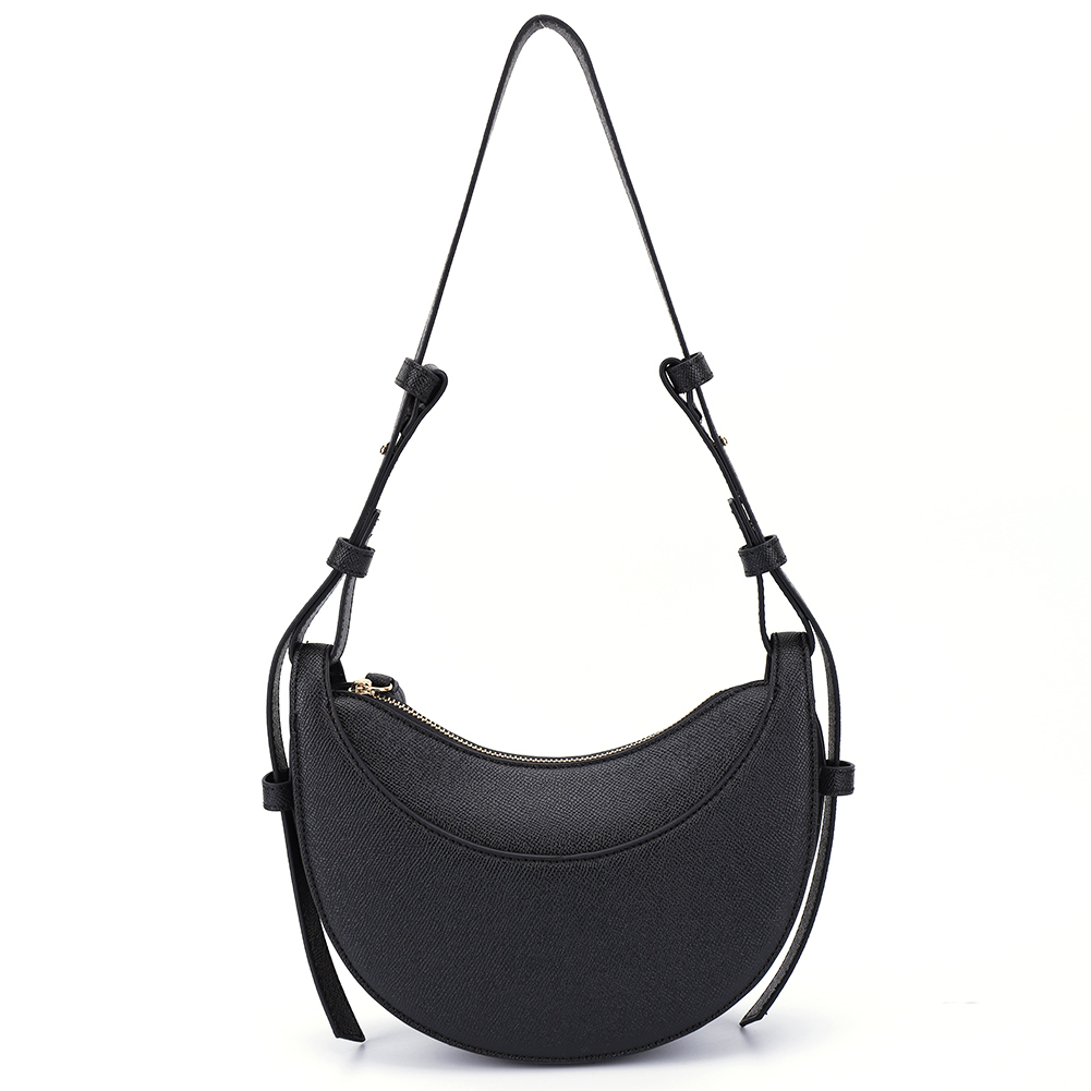 Women Casual Hobo Large Capacity PU Crescent Stylish Satchel Bags Adjustable Strap Single Shoulder Bag