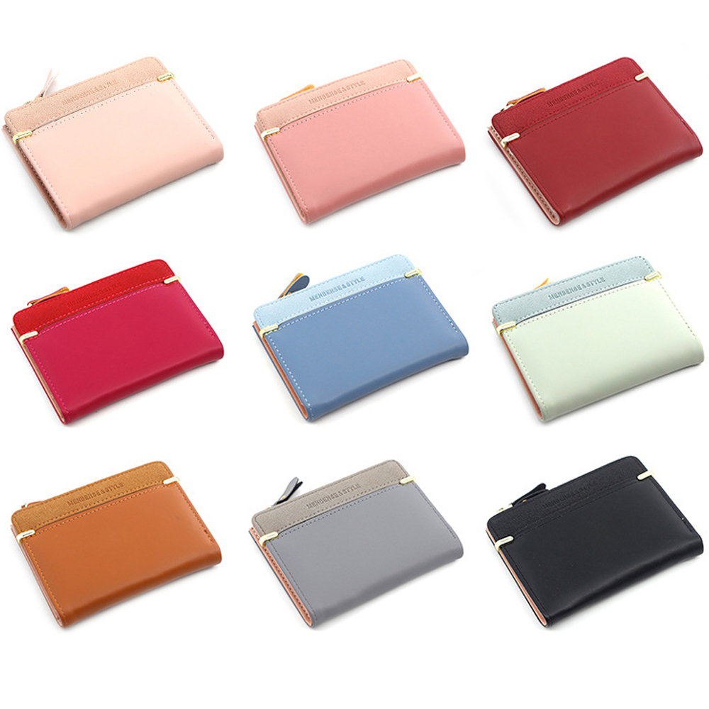 Fashion Women Coin Purse Mini Clutch Short Wallet Card Holder Female Hasp Mini Clutch For Girl Coin Purse Small Wallet