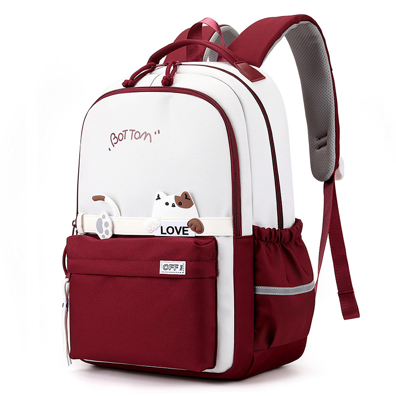Girls School Bags for Teenagers Middle Student Primary School Backpack Nylon Cute Cartoon Korean Bagpack