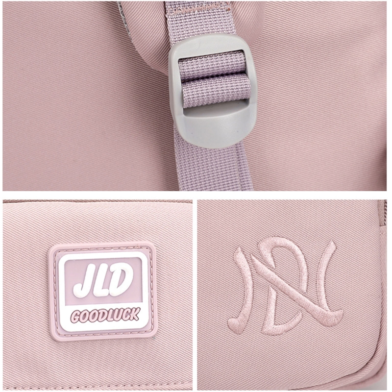 Multi Pocket Nylon Backpack Travel Rucksack Cute Casual Daypack School Bag for Women Student Teenagers