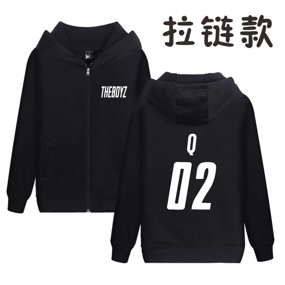 New singer duo plus size personalized zipper hooded sweatshirt suitable for both men and women, designer trendy T-shirt