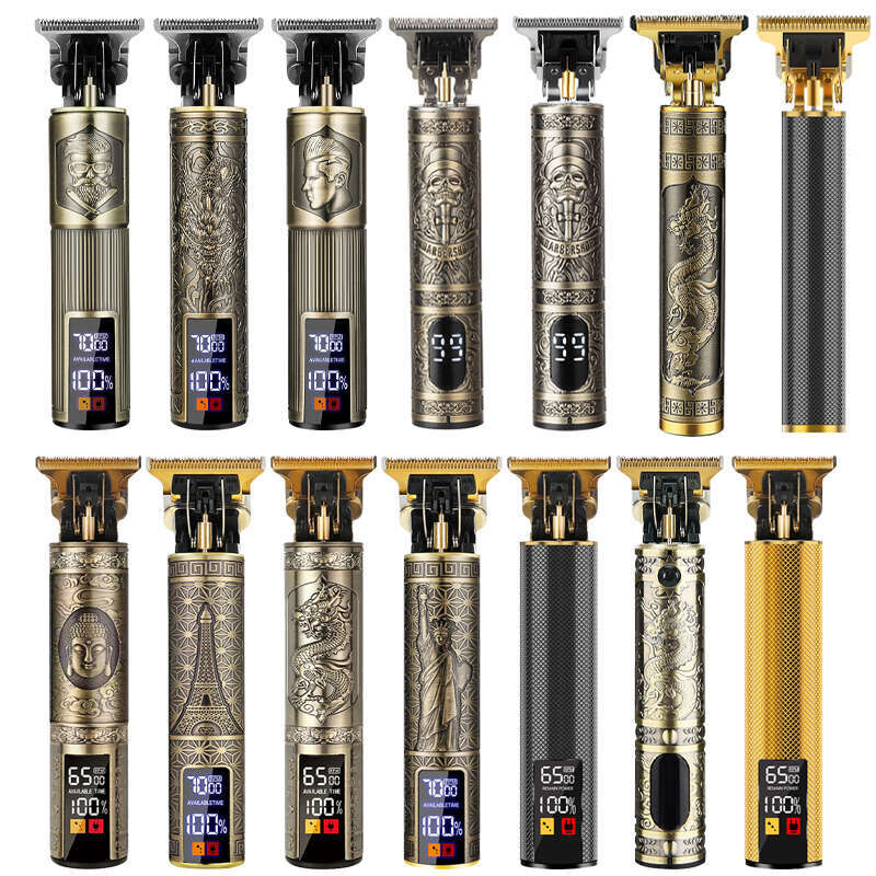 Factory wholesale professional hair clipper electronical beard Zero clearance T-blade trimmer
