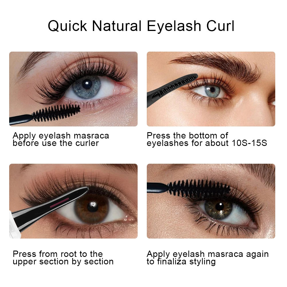 24-hour electric eyelash curler with 4 temperature settings eyelash curler tool eyelash curler makeup accessories 241107ww