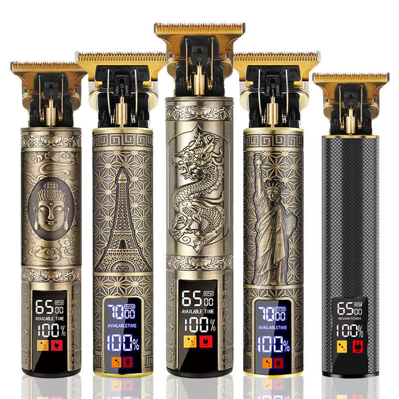 Factory wholesale professional hair clipper electronical beard Zero clearance T-blade trimmer