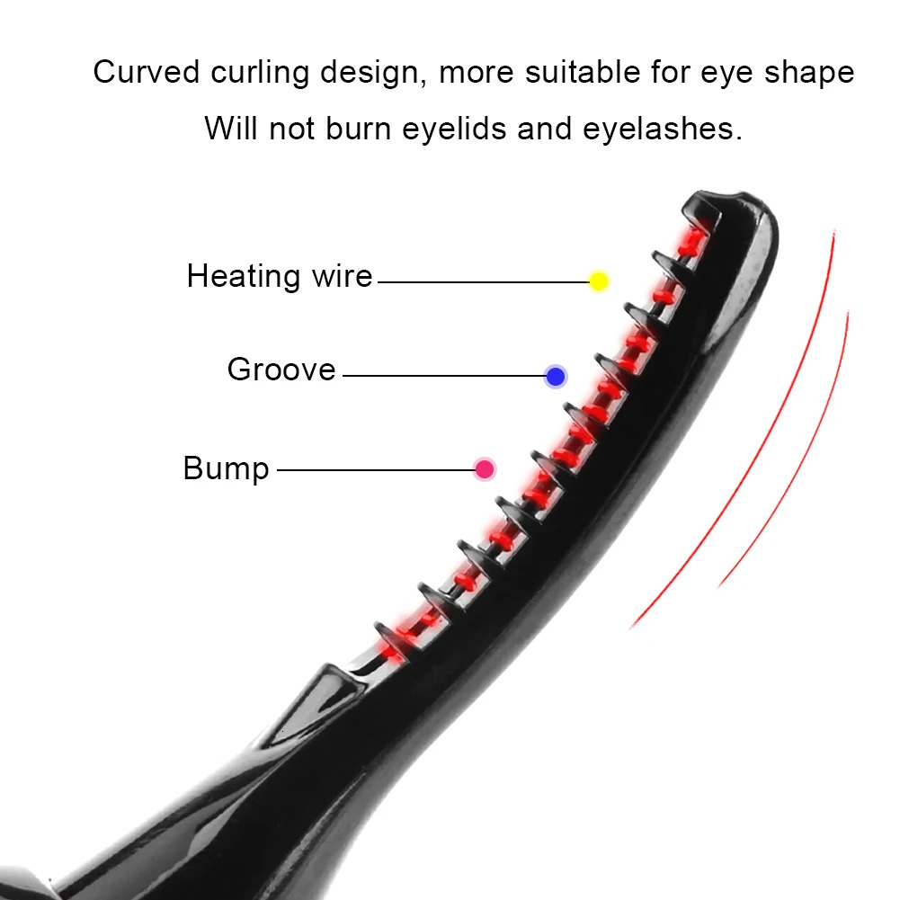 24-hour electric eyelash curler with 4 temperature settings eyelash curler tool eyelash curler makeup accessories 241107ww