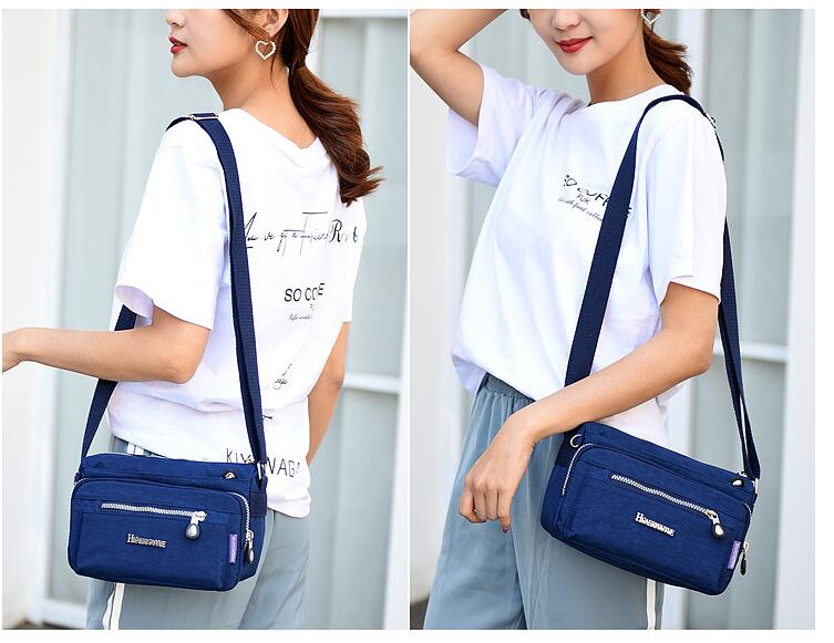 Good Qualtiy WoMen versatile waterproof nylon bag Casual WoMen Shoulder Crossbody Bags Womens Lightweight fashion Shoulder Bag
