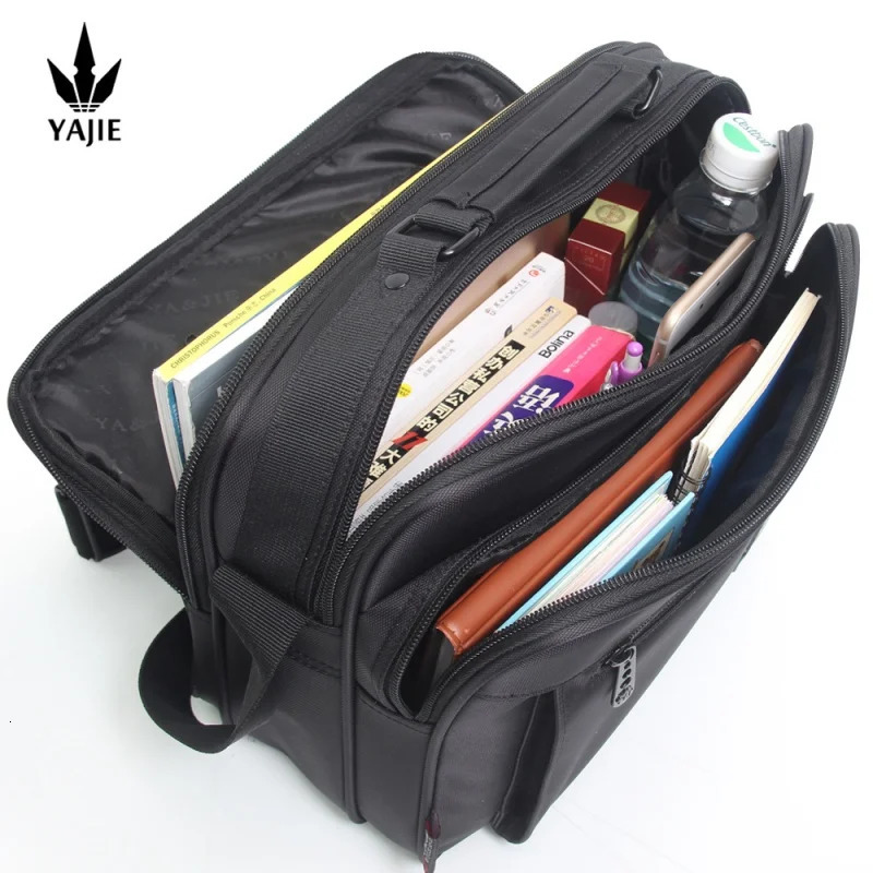 Shoulder bag mens handbag messenger small business briefcase large capacity multifunctional fashionable casual waterproof 241106