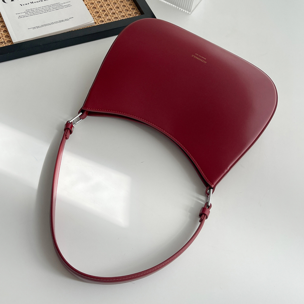Top Quality Soft Leather Half Moon Tote Bags for Women 2023 New Fashion Luxury Designer Handbags Female Hobos Shoulder Bag