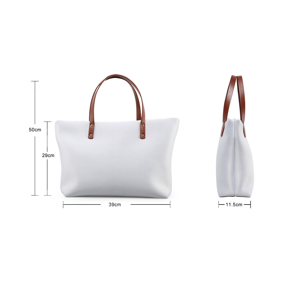 Fashion Women's Hand Bag London Pattern Printing Single Shoulder Totes Ladies Beach Bag Female Zipper Shopping Handbags