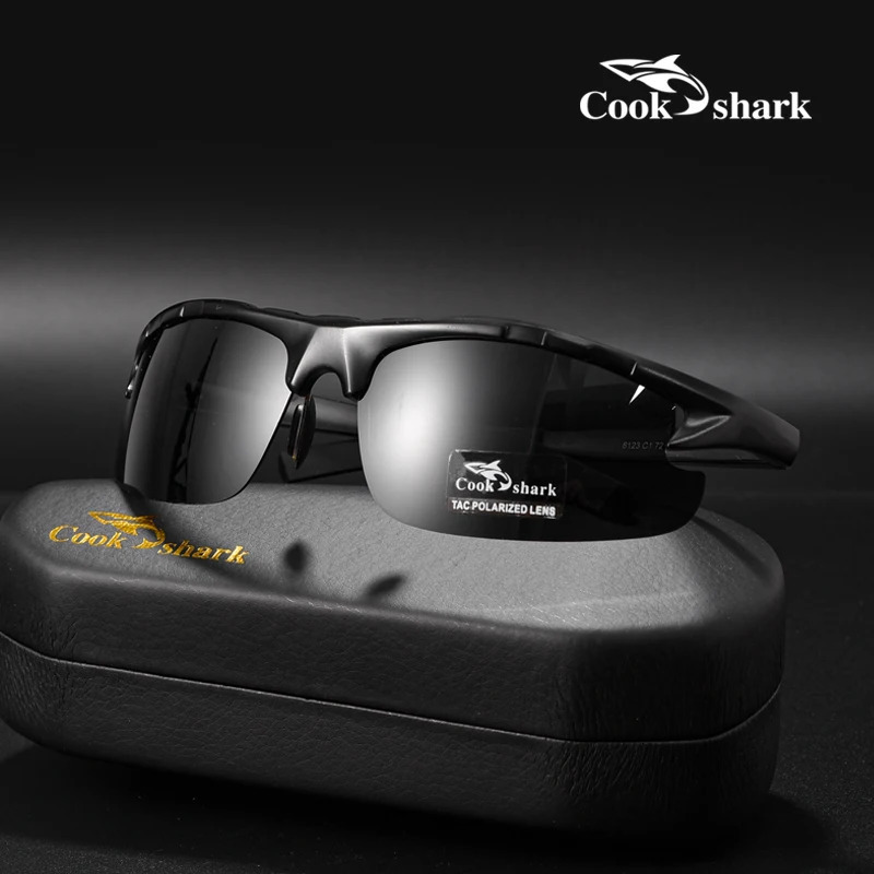 Cook Sharks color changing sunglasses ed for male drivers fishing sports sunglasses and driving glasses 241106
