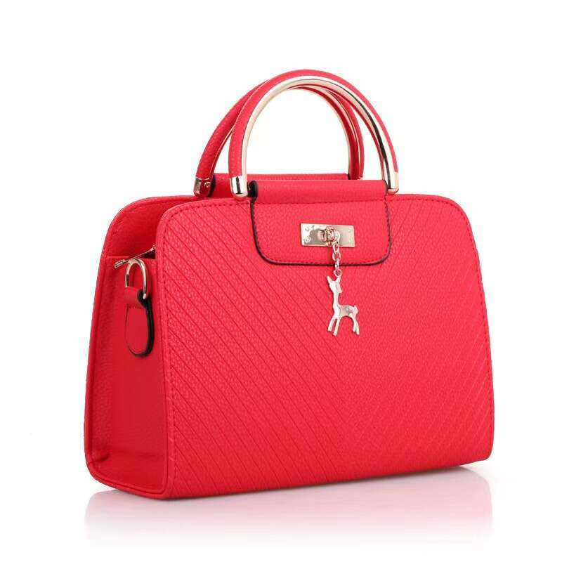 2024 New Small Square PU Women's Solid Color Handbag Crossbody Single Shoulder Bag Fashionable Ladies Bags