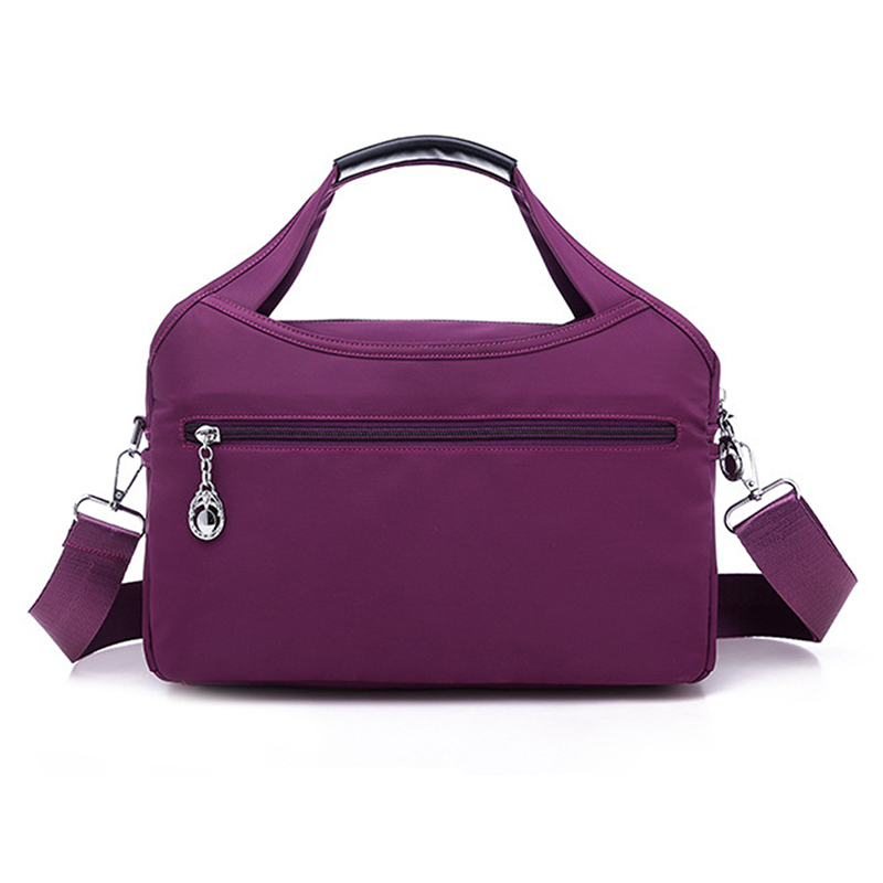 Summer New Fashion Casual Pure Single Shoulder Bag Large Capacity Canvas Bag Lady's Slanting Bag