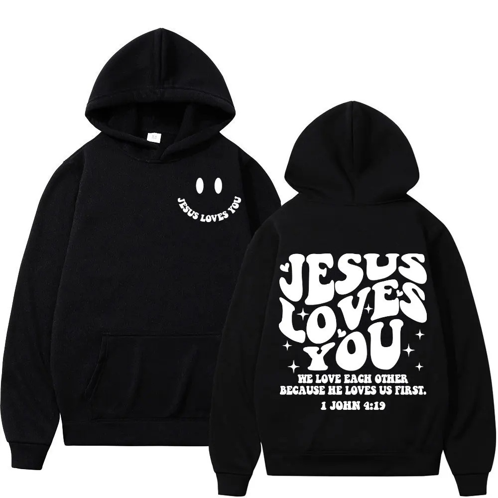 New Designer Men's and Women's Letter Pattern Top Loose Hooded Printed Hoodie Trendy T-shirt