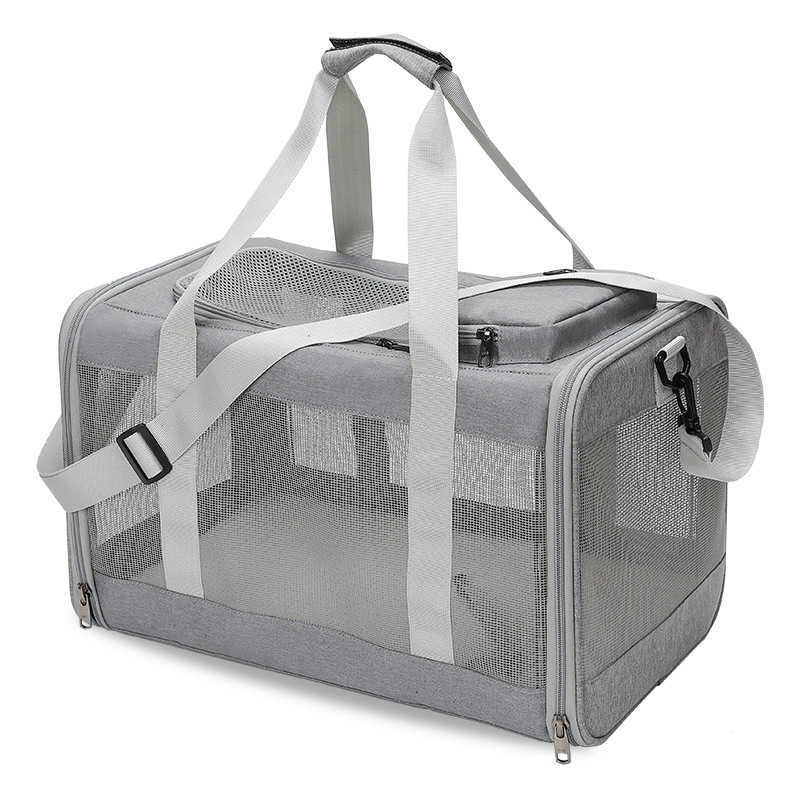 Cat bag, large capacity, five sided breathable, hand-held, single shoulder, crossbody dog bag, scratch resistant mesh, pet bag 241115
