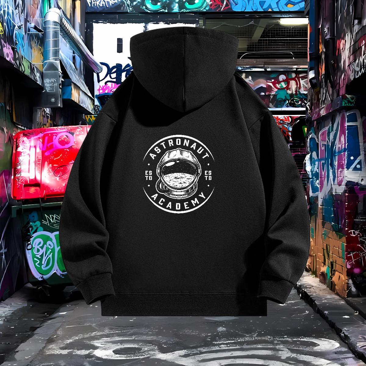 2024 DIY Hoodie for Men Breathable Long Sleeve Cool Men Hoodie Custom Printed Tops Y2K Thick Plush