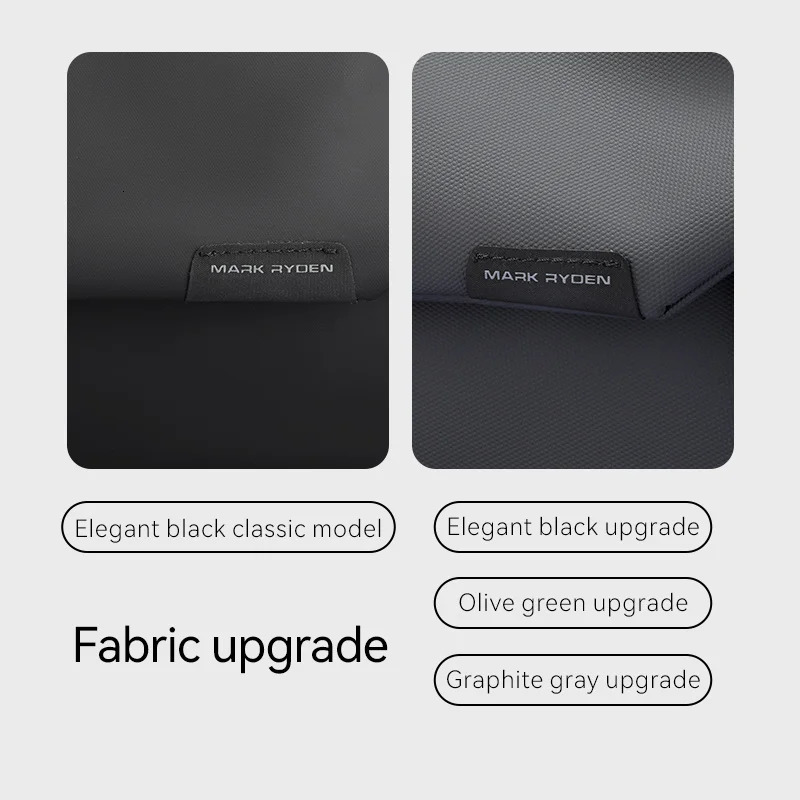 Mark Ryden Leather Waterproof Multifunction Messenger Bag Large Capacity Sling Shoulder Bags mens crossbody bag 241106