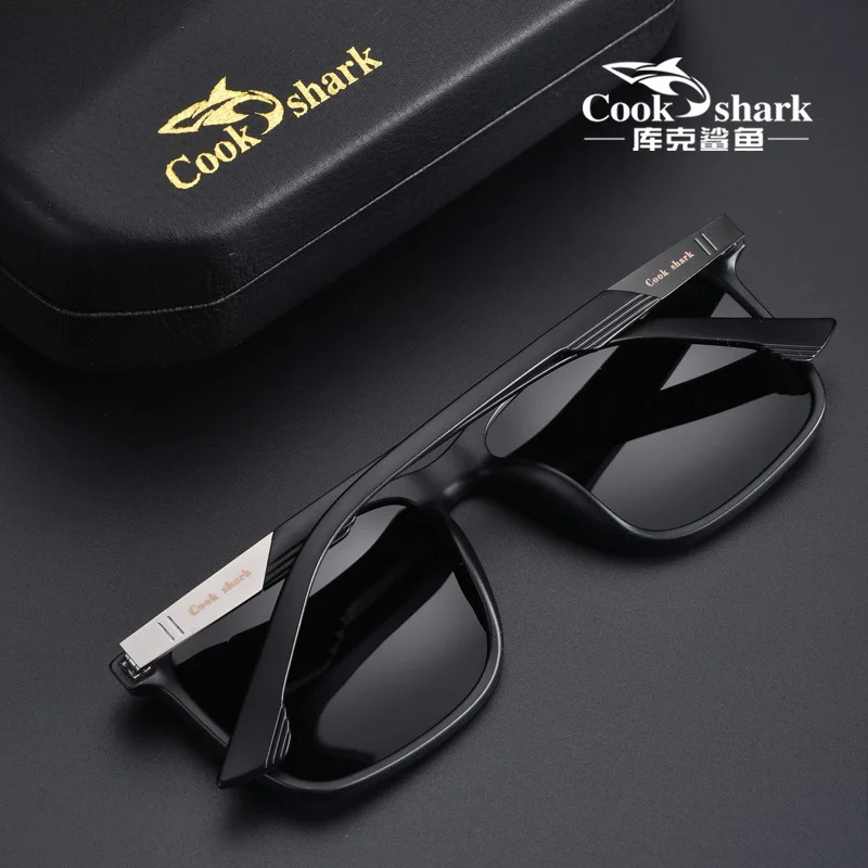 Cook Shark Mens Polarized Sunglasses Driving Special Colors Day Night Driving Mens Sunglasses 241106