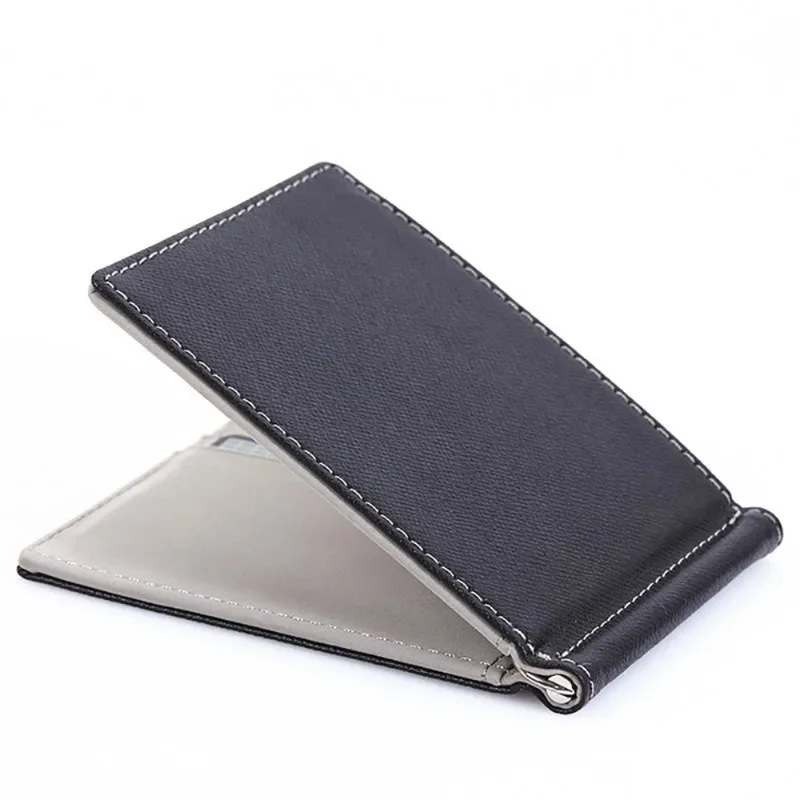 Small Men's Credit ID Card Holder Wallet Male Slim Leather Coin Money Business Card Wallet with Coin Pocket Purse for Men Women