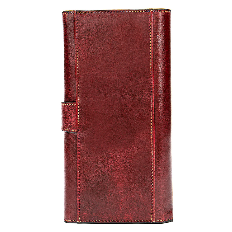 Free Shipping Genuine Leather Fashion Lady Notecase Designer Woman Purse Evening Party Long Hand Clutch For Ladies Dress Red Designer Bag Luxury Bag T