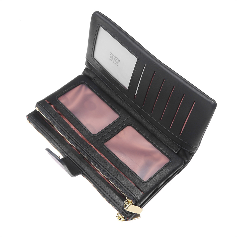 Double-layer Women Long Wallet Large Capacity Card Holder Wallet Purse