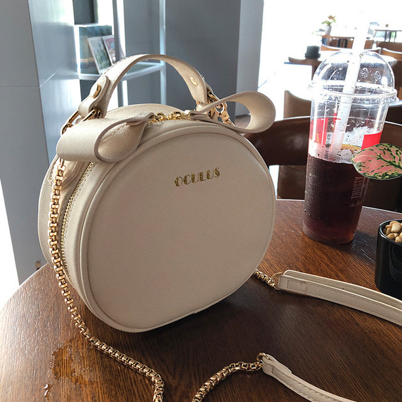 2021 new online celebrity Korean version of portable diagonal women's women fashion shoulder small round bag bags