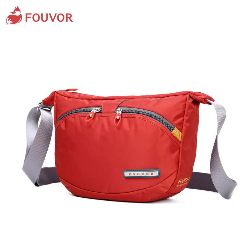 Fouvor Women Personality Small Shoulder Bags Casual Oxford Messenger Bag Solid Canvas Tote Bag 2587-09