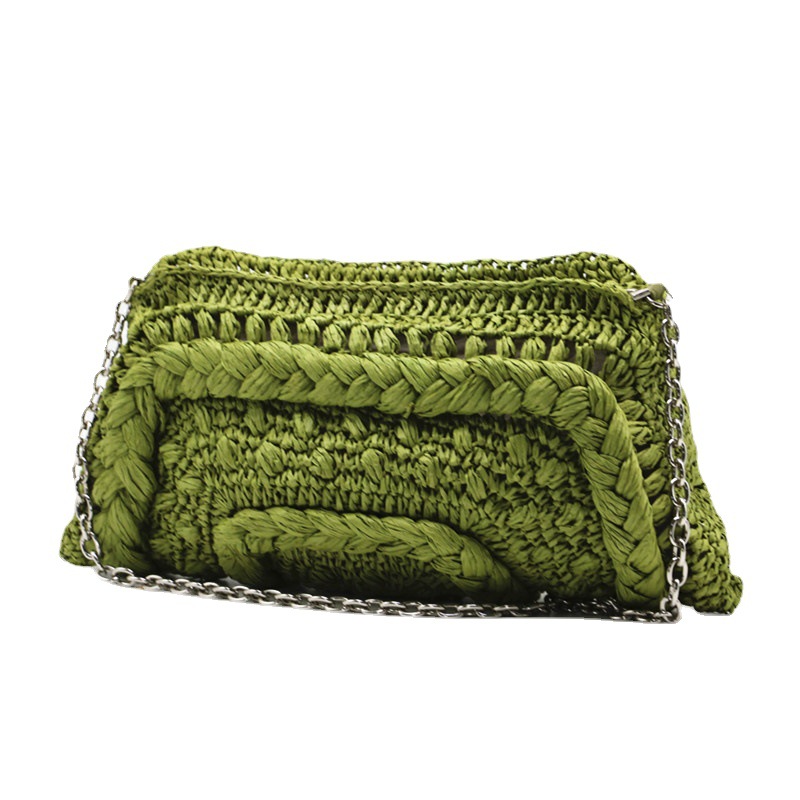 New hand-woven 2022 style straw bag simple women's shoulder bag