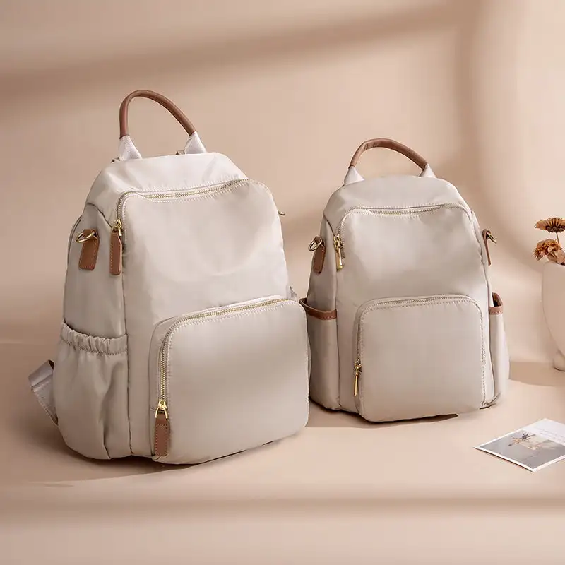 Korean Style Anti Theft Oxford Backpack Casual Fashion Girl's School Bag Multi-purpose Commuter Travel Bagpack Sling Bag Gift