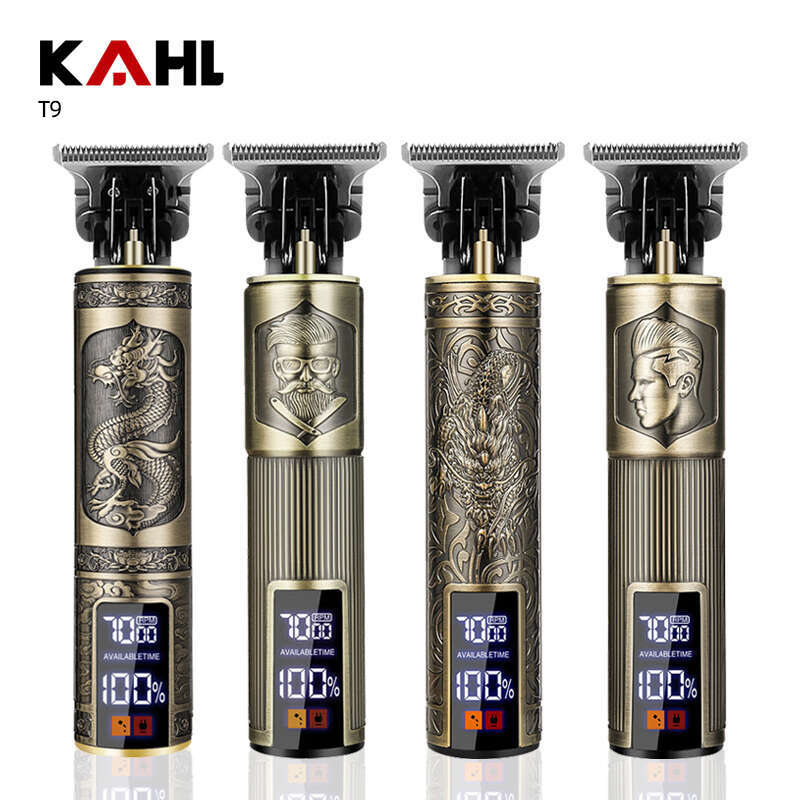 Professional Men's Clippers Kit Electric T Blade ing Contour Edging hine Zero Gap Shaver Noise Reduction Trimmer Hair