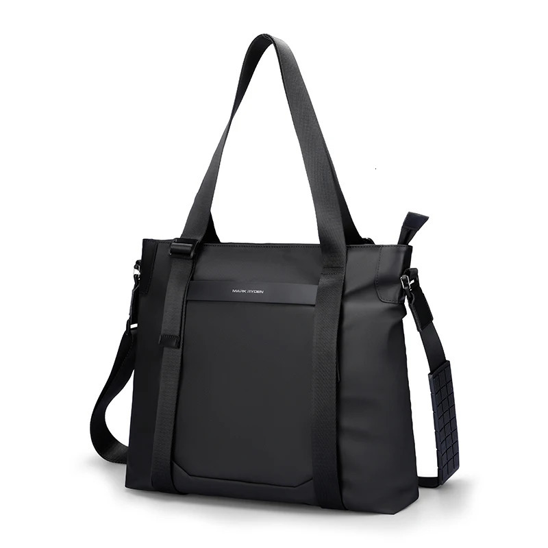 mark ryden multifunctional leather messenger bag men Black Crossbody Bag Large Capacity Stylish Men Shoulder 241106