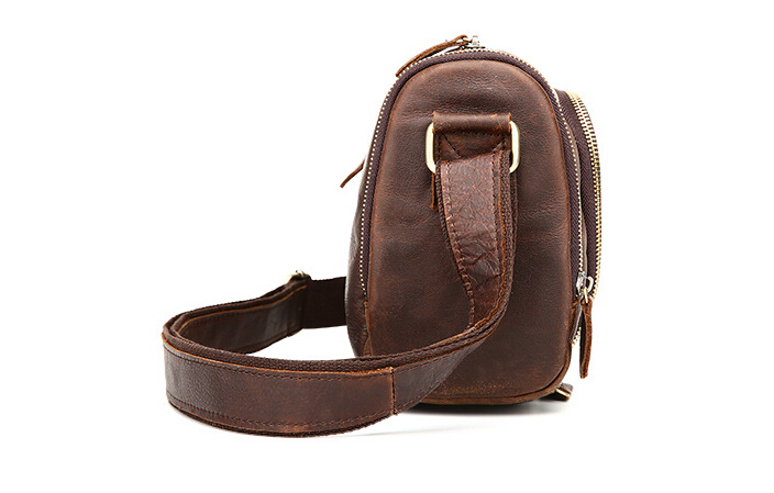 New Mad Horse Skin Pocket Bag, Single Shoulder Bag.pinepoxp bag