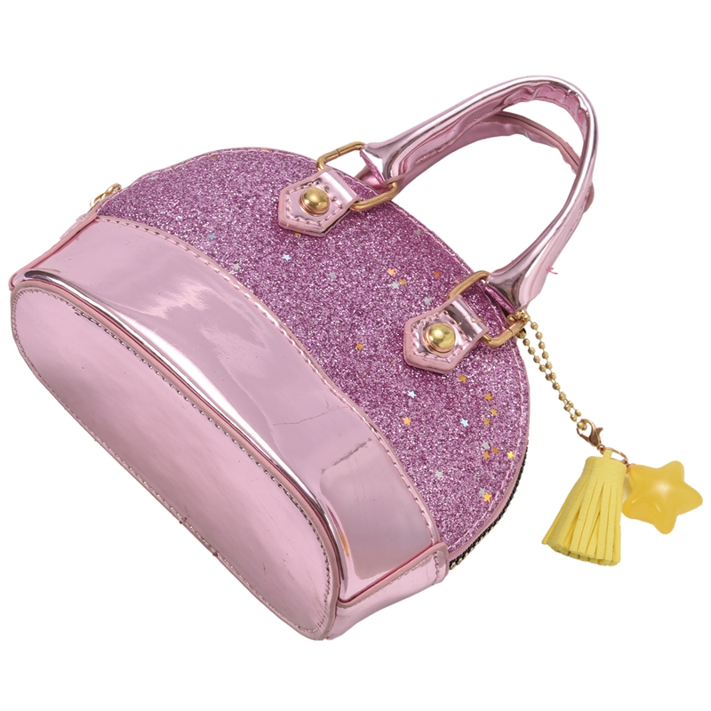 new fashion hotsale casual Little Girls' Sequins Handbags Princess Crossbody Bag Mini Satchel Gifts For Girls Toddler Kids (Pink