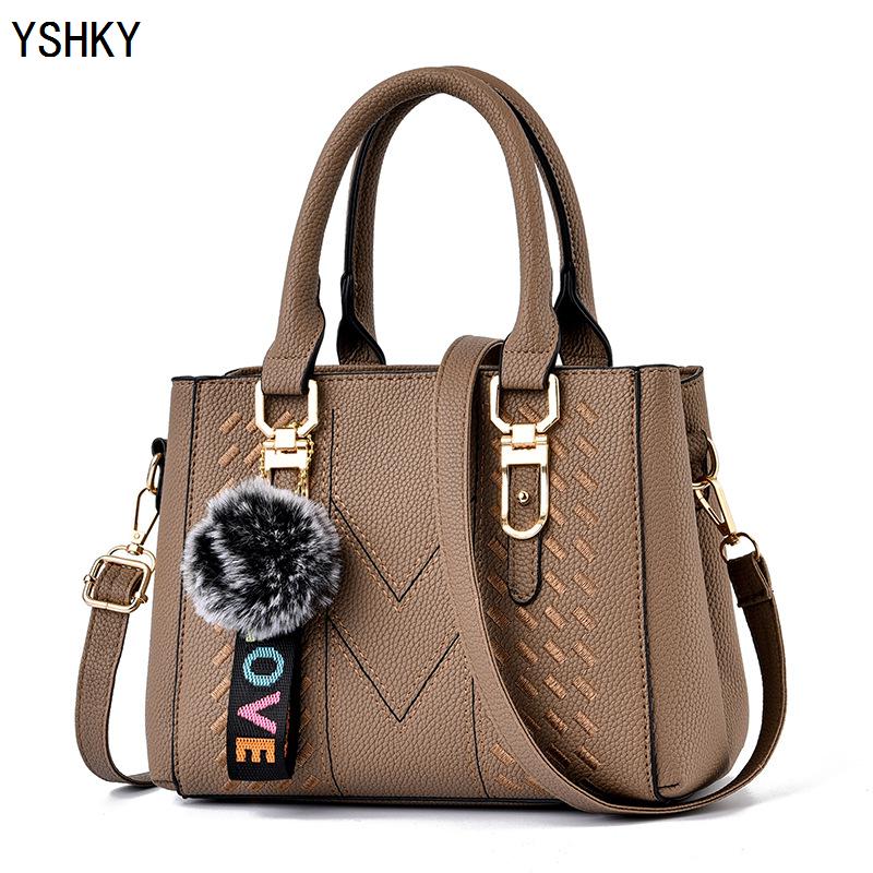 Female bag shoulder bags for women 2020 New fashion crossbody bag luxury handbags women bags designer travel Hairball bag