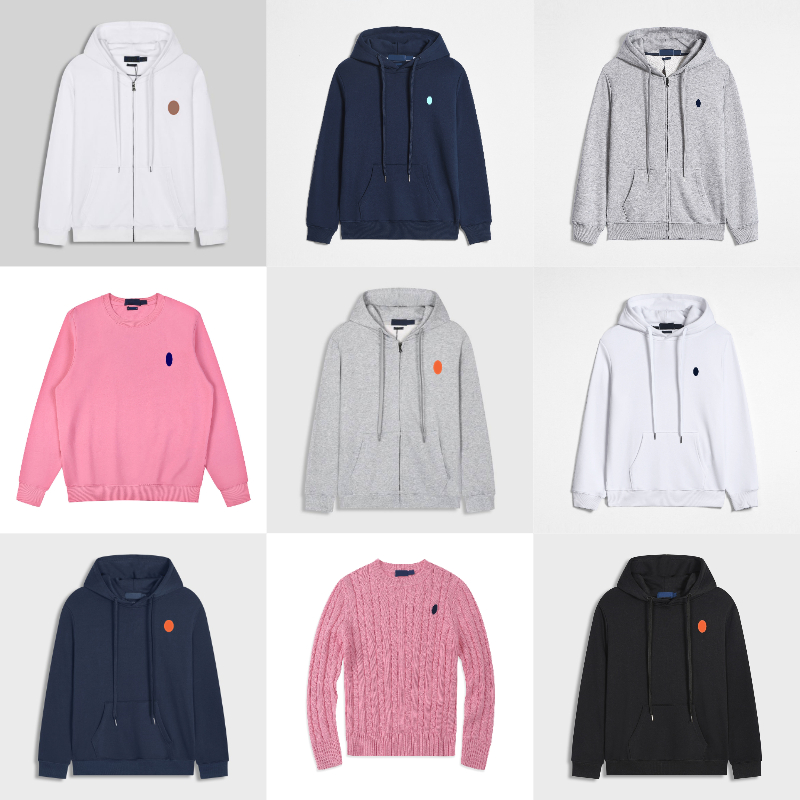 mens tracksuit designer tracksuit hoodie sweatsuit women men streetwear hoodies hooded jumper tops small horser pull half zip polo cotton hight quality pants